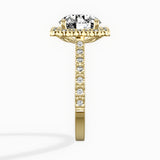 Vintage Halo Engagement Ring