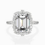 Vintage Halo Engagement Ring