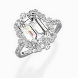 Vintage Halo Engagement Ring