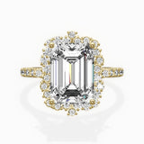Vintage Halo Engagement Ring