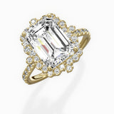 Vintage Halo Engagement Ring