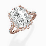 Vintage Halo Engagement Ring