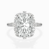 Vintage Halo Engagement Ring