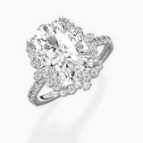 Vintage Halo Engagement Ring