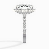 Vintage Halo Engagement Ring