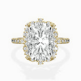 Vintage Halo Engagement Ring
