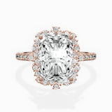Vintage Halo Engagement Ring