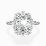 Vintage Halo Engagement Ring