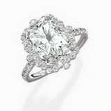 Vintage Halo Engagement Ring