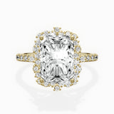 Vintage Halo Engagement Ring