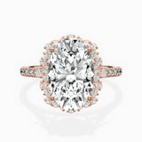 Vintage Halo Engagement Ring