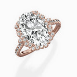 Vintage Halo Engagement Ring