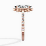 Vintage Halo Engagement Ring