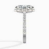 Vintage Halo Engagement Ring