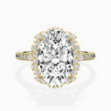 Vintage Halo Engagement Ring