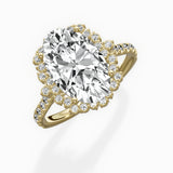 Vintage Halo Engagement Ring