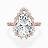 Vintage Halo Engagement Ring