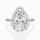 Vintage Halo Engagement Ring