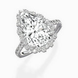 Vintage Halo Engagement Ring