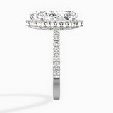 Vintage Halo Engagement Ring