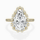 Vintage Halo Engagement Ring