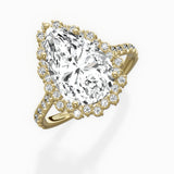 Vintage Halo Engagement Ring