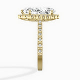Vintage Halo Engagement Ring