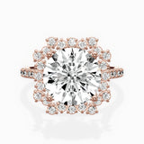 Vintage Halo Engagement Ring