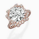 Vintage Halo Engagement Ring