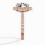 Vintage Halo Engagement Ring