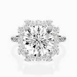 Vintage Halo Engagement Ring