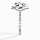 Vintage Halo Engagement Ring