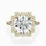 Vintage Halo Engagement Ring