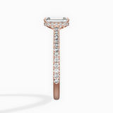 Pave Hidden Halo Engagement Ring
