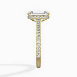 Pave Hidden Halo Engagement Ring