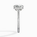 Pave Hidden Halo Engagement Ring