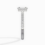 Rose Hidden Halo Engagement Ring