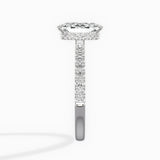 Rose Hidden Halo Engagement Ring