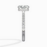 Rose Hidden Halo Engagement Ring