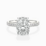 Rose Hidden Halo Engagement Ring