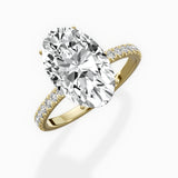 Rose Hidden Halo Engagement Ring