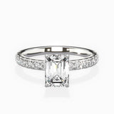 Martini Hidden Halo Engagement Ring