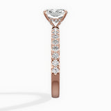Martini Hidden Halo Engagement Ring