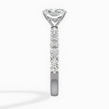 Martini Hidden Halo Engagement Ring