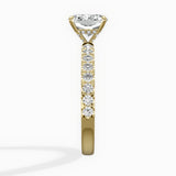 Martini Hidden Halo Engagement Ring