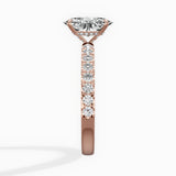 Martini Hidden Halo Engagement Ring
