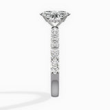 Martini Hidden Halo Engagement Ring