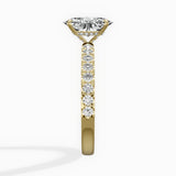 Martini Hidden Halo Engagement Ring