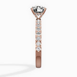 Martini Hidden Halo Engagement Ring