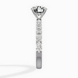Martini Hidden Halo Engagement Ring